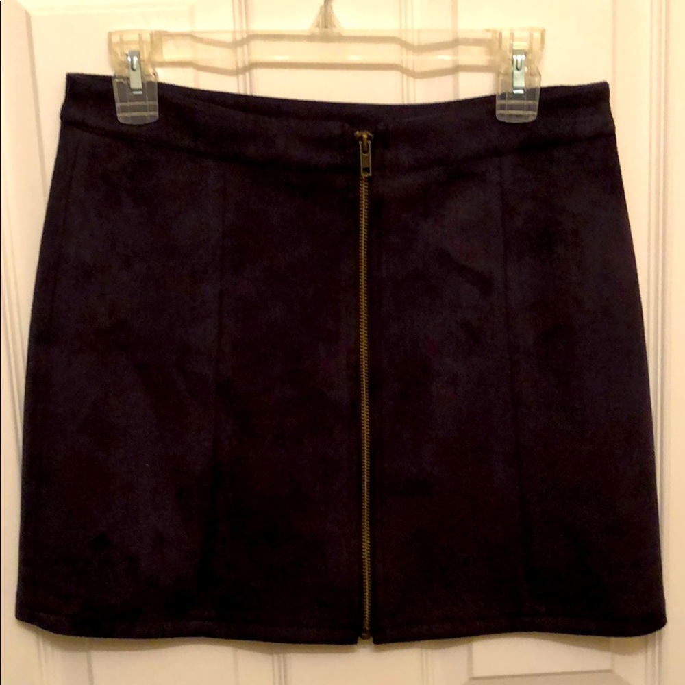Hyfve Faux Suede Skirt
